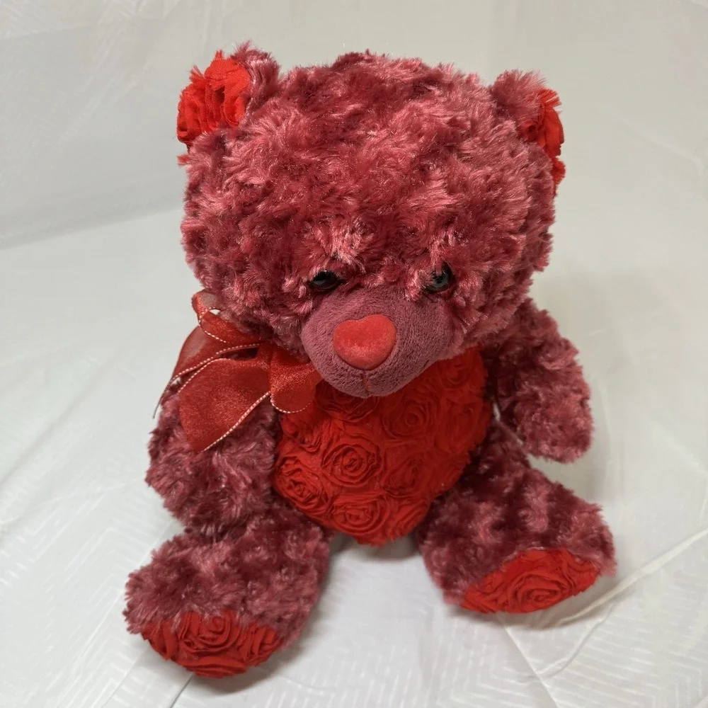 Red Stuffed Animal Polyester Fiber Made In China